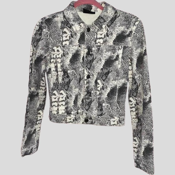 BDG snake print denim jacket - Picture 1 of 3